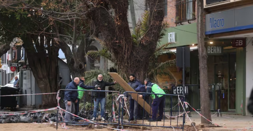 El túnel debajo de un banco en Argentina