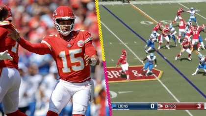 El pase que se aventó Patrick Mahomes en la pretemporada con Chiefs