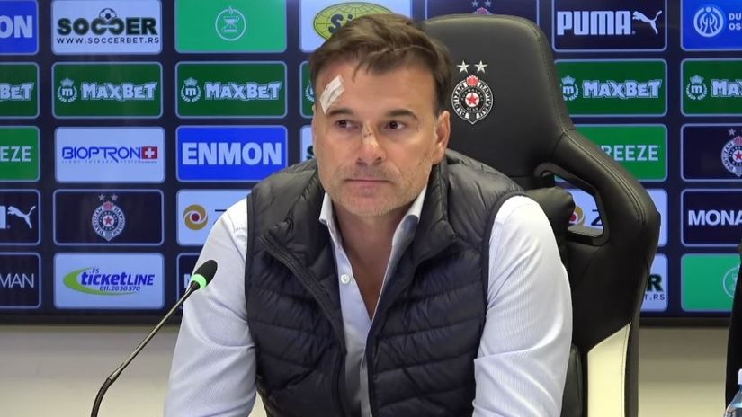 Aleksandar Stanojevic, entrenador del Partizán 