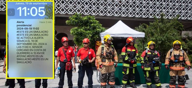 Alerta sísmica no llegó a todos los celulares en el Simulacro del 19S 2024