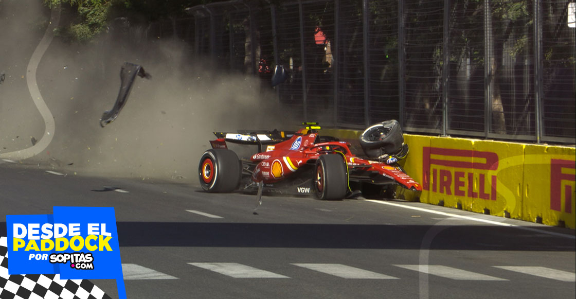 El choque entre Checo y Sainz