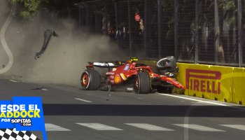 El choque entre Checo y Sainz