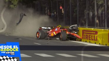 El choque entre Checo y Sainz