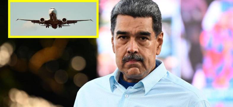 Estados Unidos confisca avión a Nicolás Maduro.