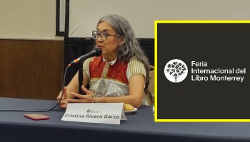 Cristina Rivera Garza en la FIL Monterrey 2024.