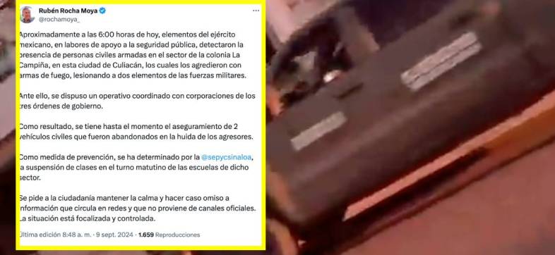 Bloqueos en Culiacán: Suspenden clases después de enfrentamientos en La Campiña