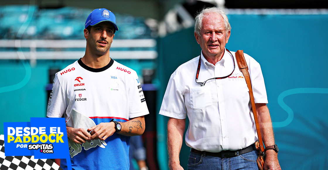 Helmut Marko y Daniel Ricciardo