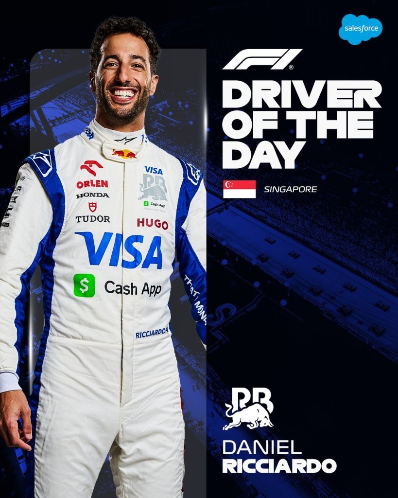 Daniel Ricciardo, piloto del día