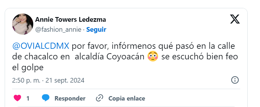 Explosión por fuga de gas en Coyoacán