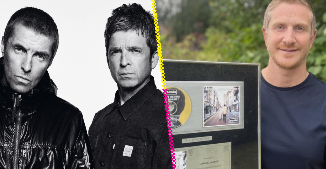 Un fan busca cambiar un disco de platino de Liam Gallagher por un boleto para la reunión de Oasis