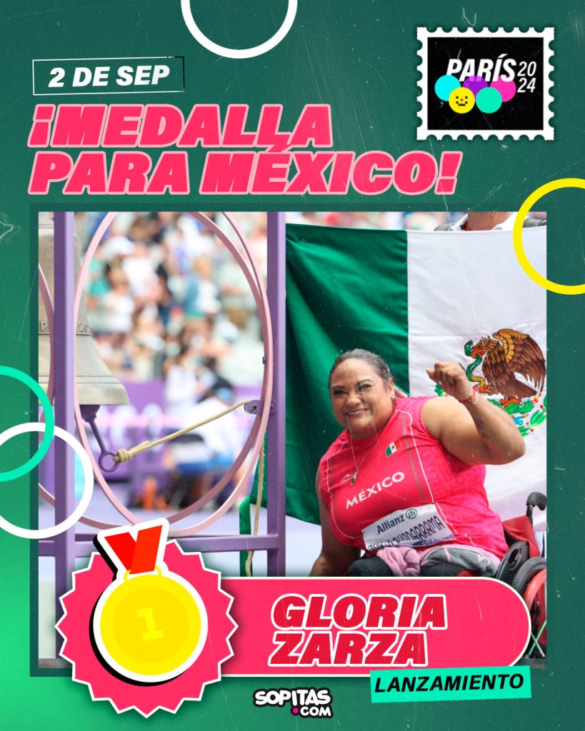 Gloria Zarza, en los Juegos Paralímpicos