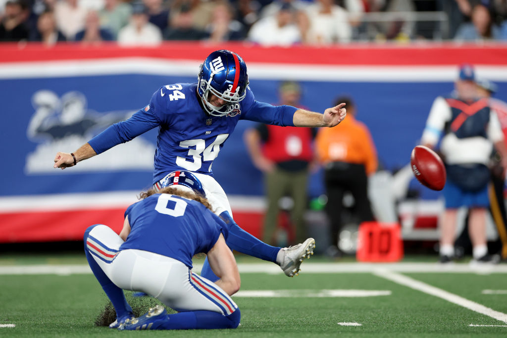 Greg Joseph hizo todos los puntos de Giants ante Cowboys 