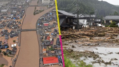 Lluvias en Japón dejan un muerto y varias personas desaparecidas