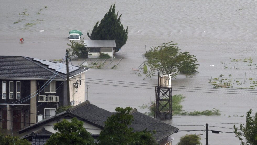 Lluvias en Japón dejan un muerto y varias personas desaparecidas