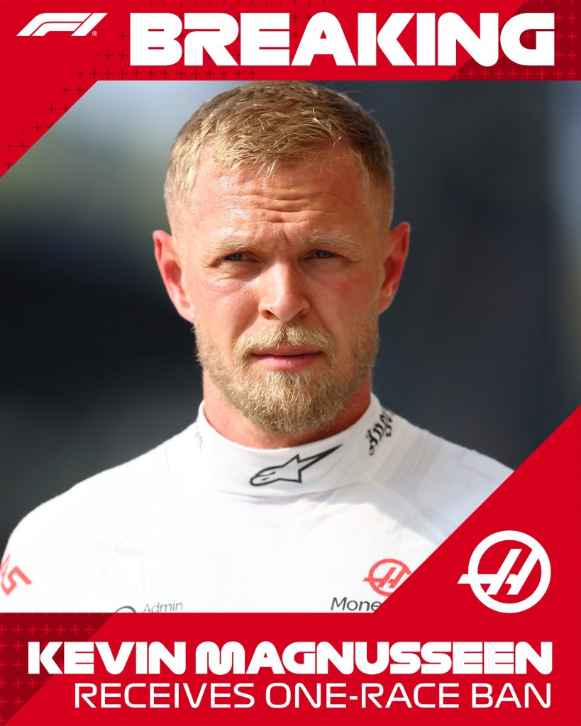 Kevin Magnussen fue suspendido por alcanzar los 12 puntos en la Superlicencia