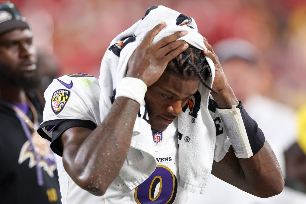 Lamar Jackson y un terrible partido en Arrowhead