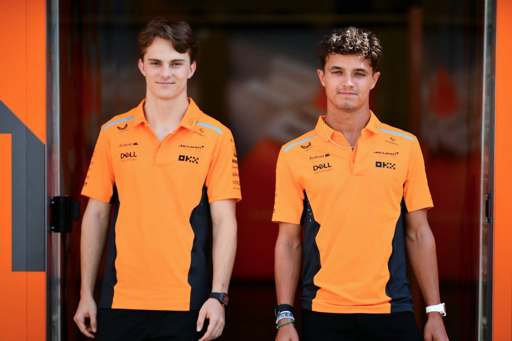 Oscar Piastri y Lando Norris