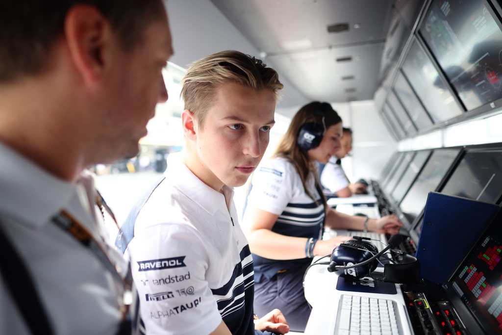 Liam Lawson durante las Prácticas Libres del GP de México