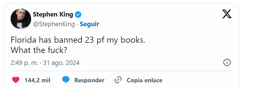 De Ana Frank a Stephen King: Los autores y libros prohibidos en Florida