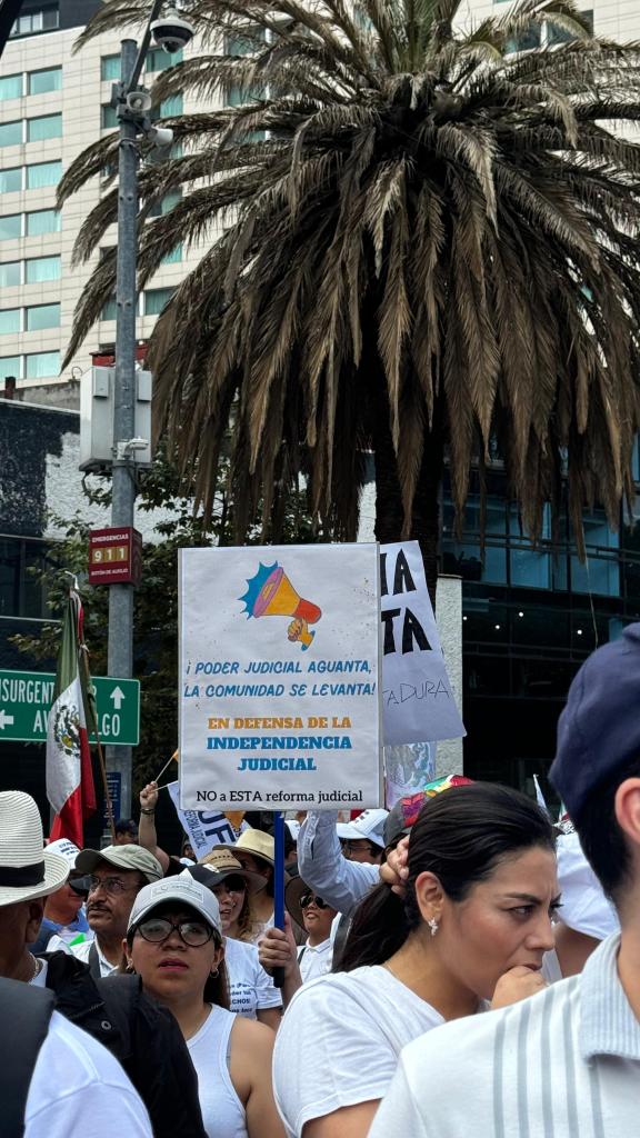 Marcha contra la Reforma Judicial