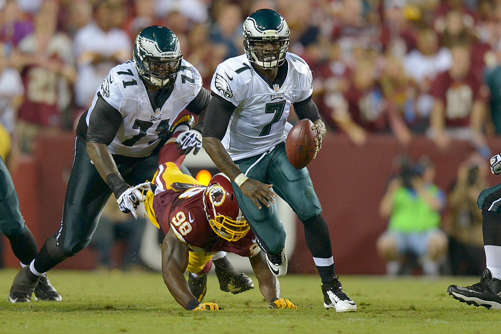 Michael Vick aplastó a Redskins, en aquel entonces