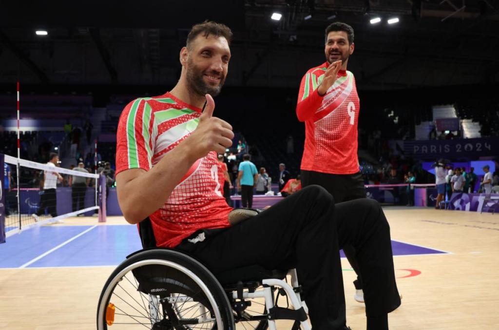 Morteza Mehrzadselakjani, campeón de voleibol sentado 