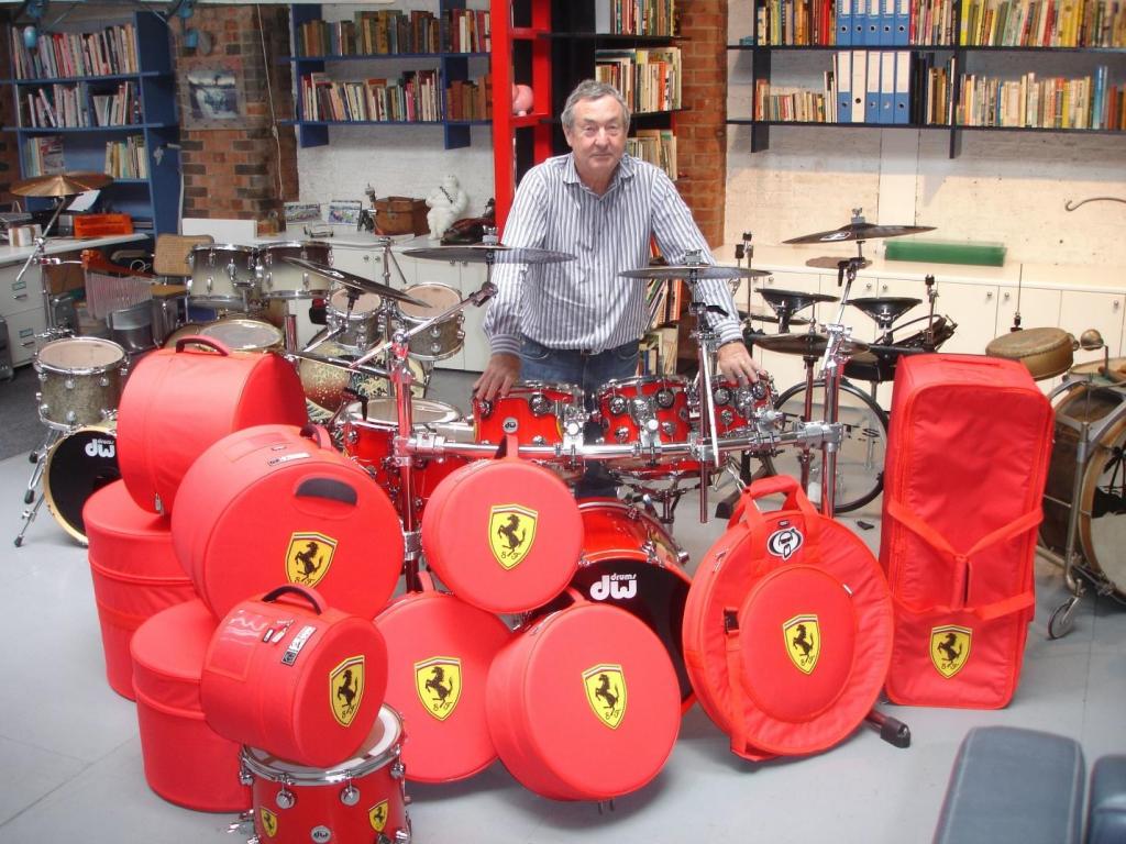 Nick Mason, un aficionado de Ferrari