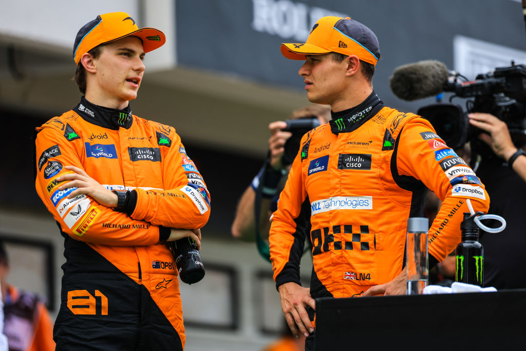 Oscar Piastri y Lando Norris 