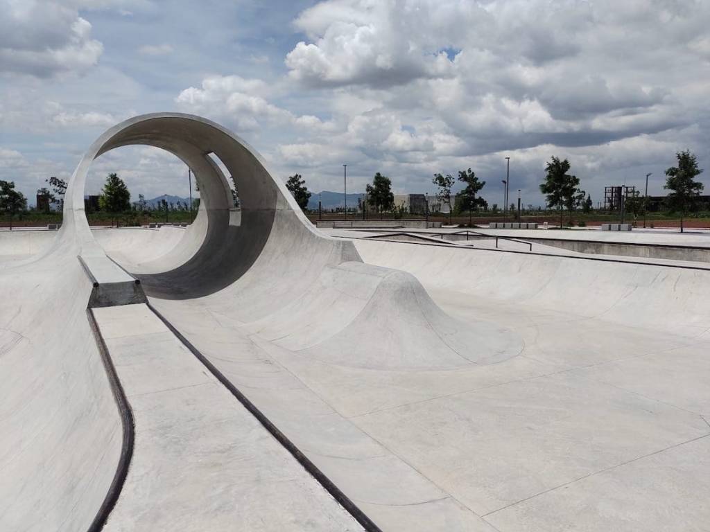 Parque de skateboard.