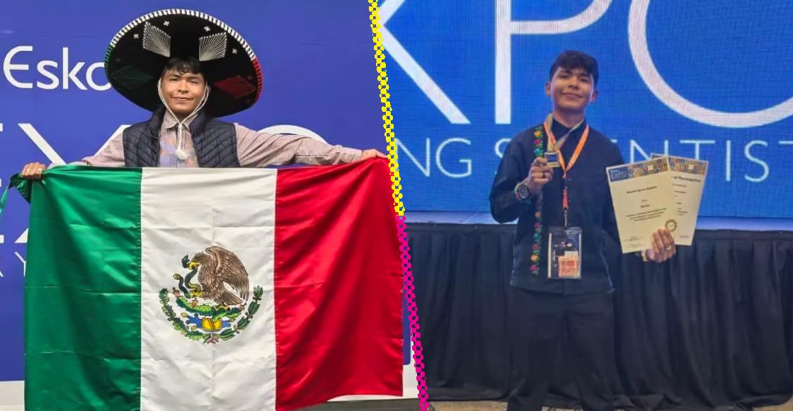 Ronaldo Ignacio Esquivel, el joven mexicano de Bachilleres que ganó oro en Expo mundial de Ciencia