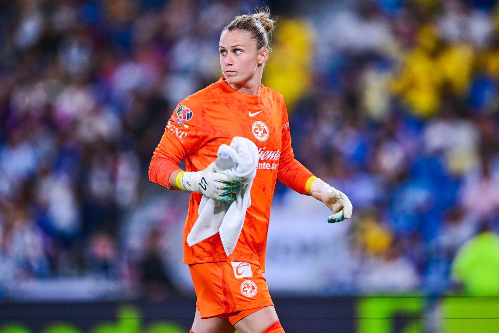 Sandra Paños, portera del América Femenil