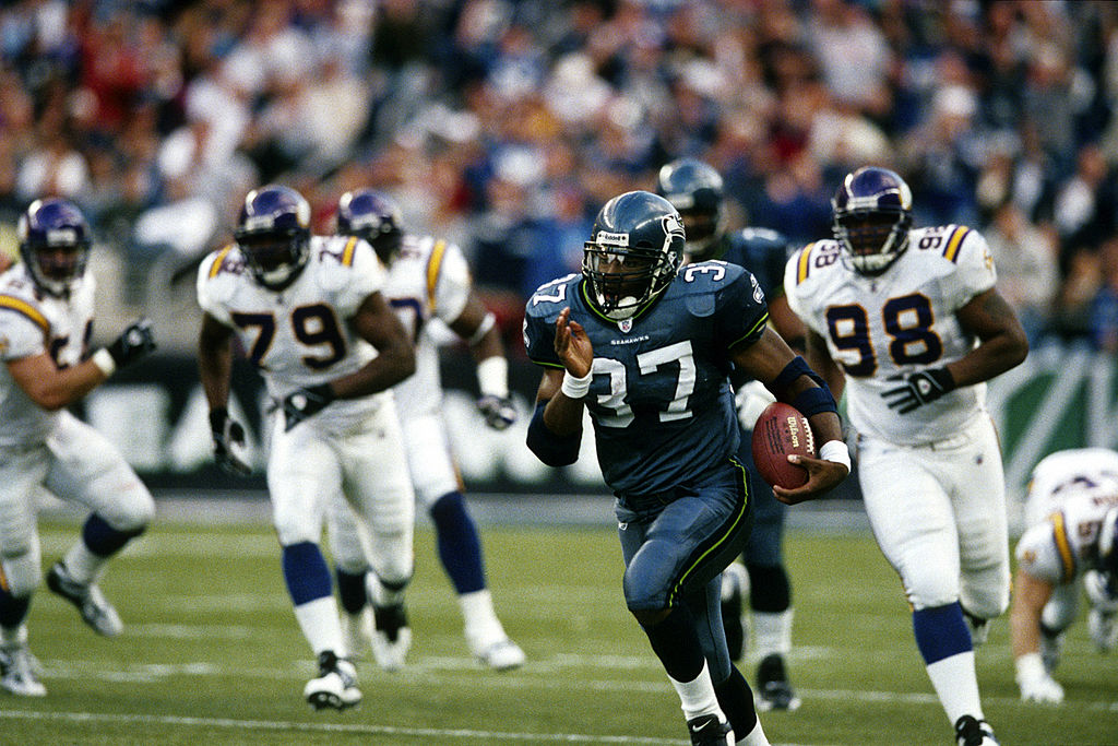 Los Vikings solo podían correr detrás de Shaun Alexander