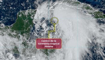 La tormenta tropical Helene se acerca a México.