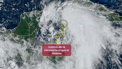 La tormenta tropical Helene se acerca a México.