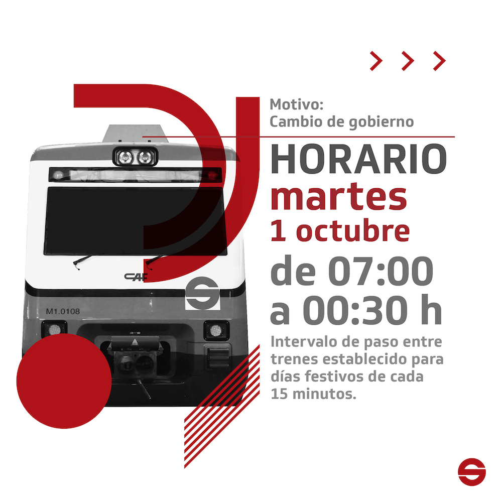 Horarios especiales del Metro, Metrobús, Trolebús, Cablebús y más por el 1° de octubre