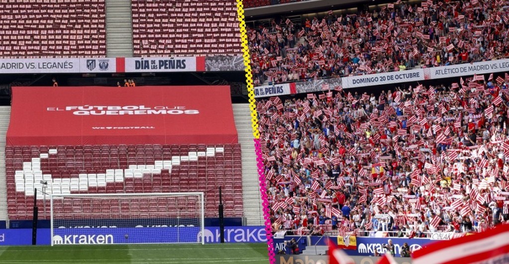 El Atlético de Madrid recibió en el Estadio Metropolitano al Leganés. Los ‘Colchoneros’ se llevaron la victoria 3-1. Sin embargo, lo que llamó la atención fueron los 5.000 asientos va