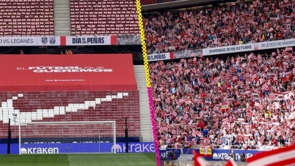 Afición del Atlético de Madrid molesta por pancarta: 'El futbol que queremos'