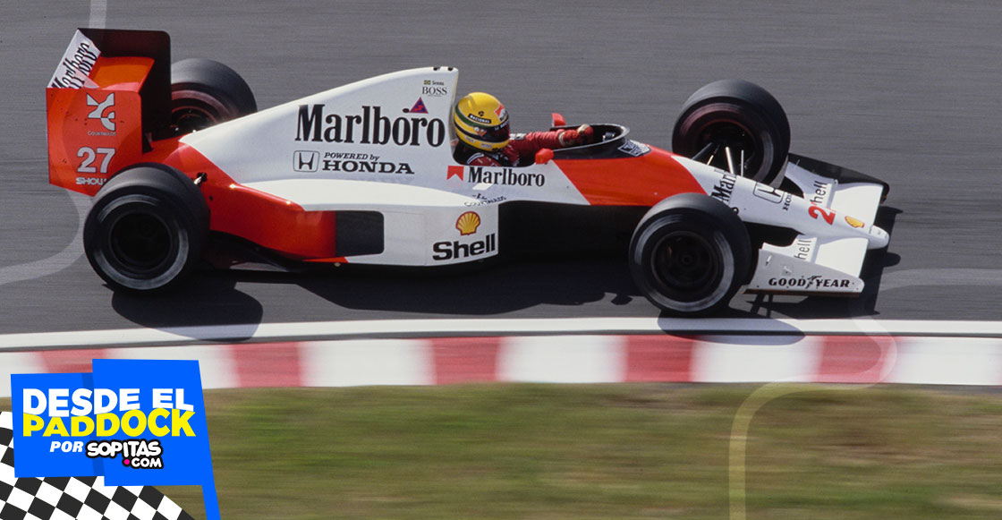 El MP4/5B, el auto de Ayrton Senna en 1990