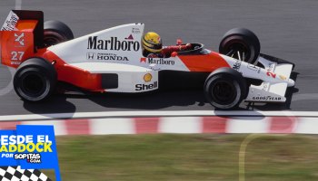 El MP4/5B, el auto de Ayrton Senna en 1990