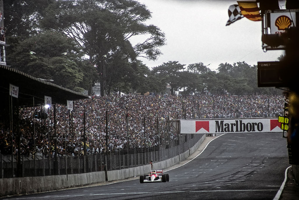 Ayrton Senna en Brasil 1991