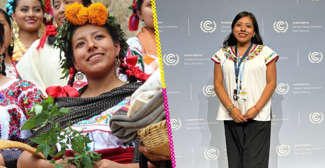 Betzabeth Martínez Gutiérrez, indígena zapoteca en conferencia de la ONU