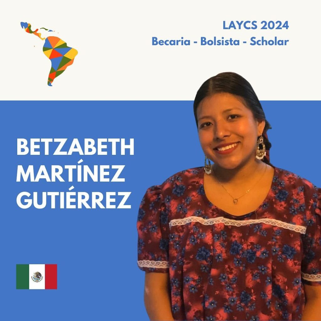 Betzabeth Martínez Gutiérrez, indígena zapoteca en conferencia de la ONU