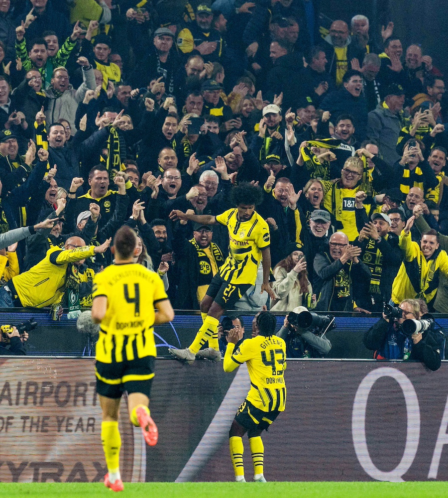 Borussia Dortmund marcó siete goles en la Champions