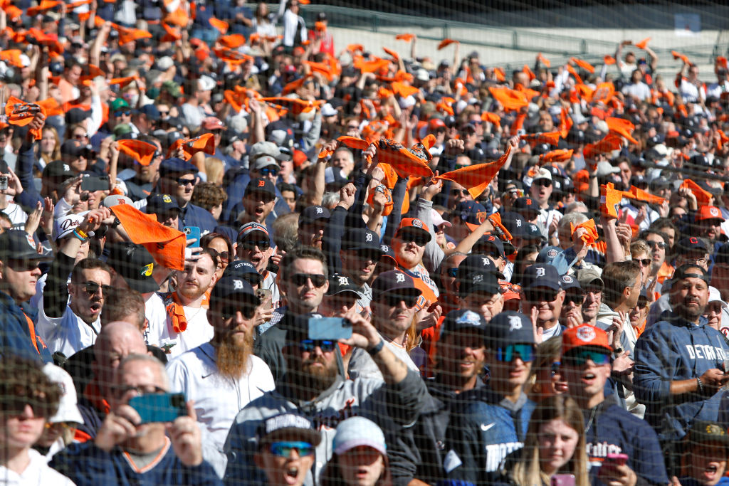 Aficionados de los Detroit Tigers