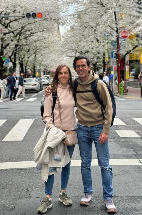 Diego Mejía y su esposa Paula Calderón