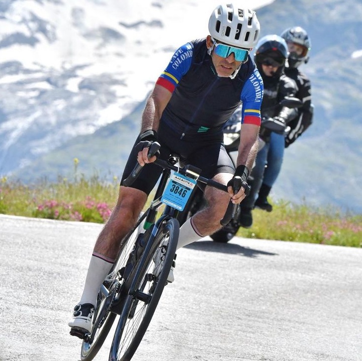 Diego Mejía y la pasión por el ciclismo