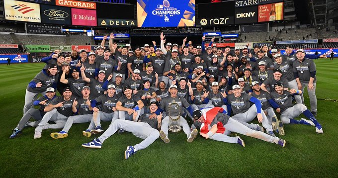 Los Ángeles Dodgers campeones de la Serie Mundial 2024