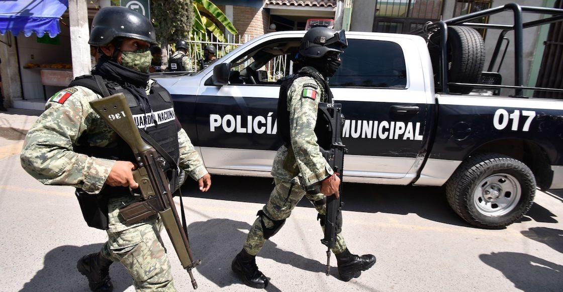 Ejército en calles de Mazatlán, octubre 2020