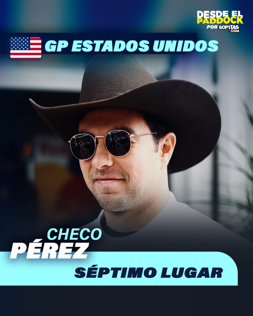 Checo Pérez en el GP de EU