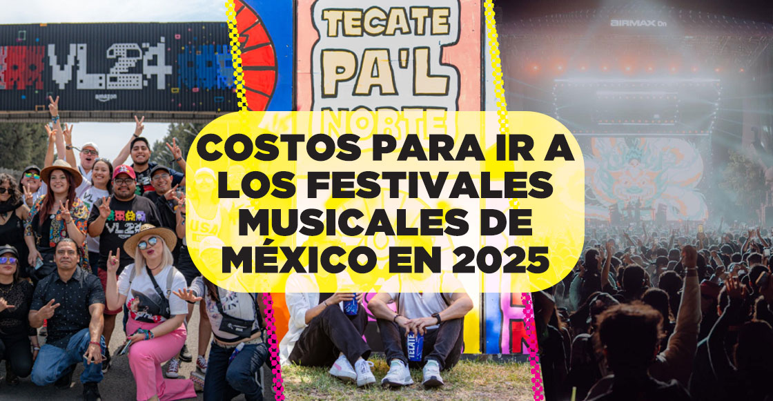 Esto costará ir a los festivales musicales de México en 2025